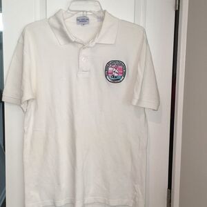 2009 Bermuda Tall Ships White Golf Polo Shirt M